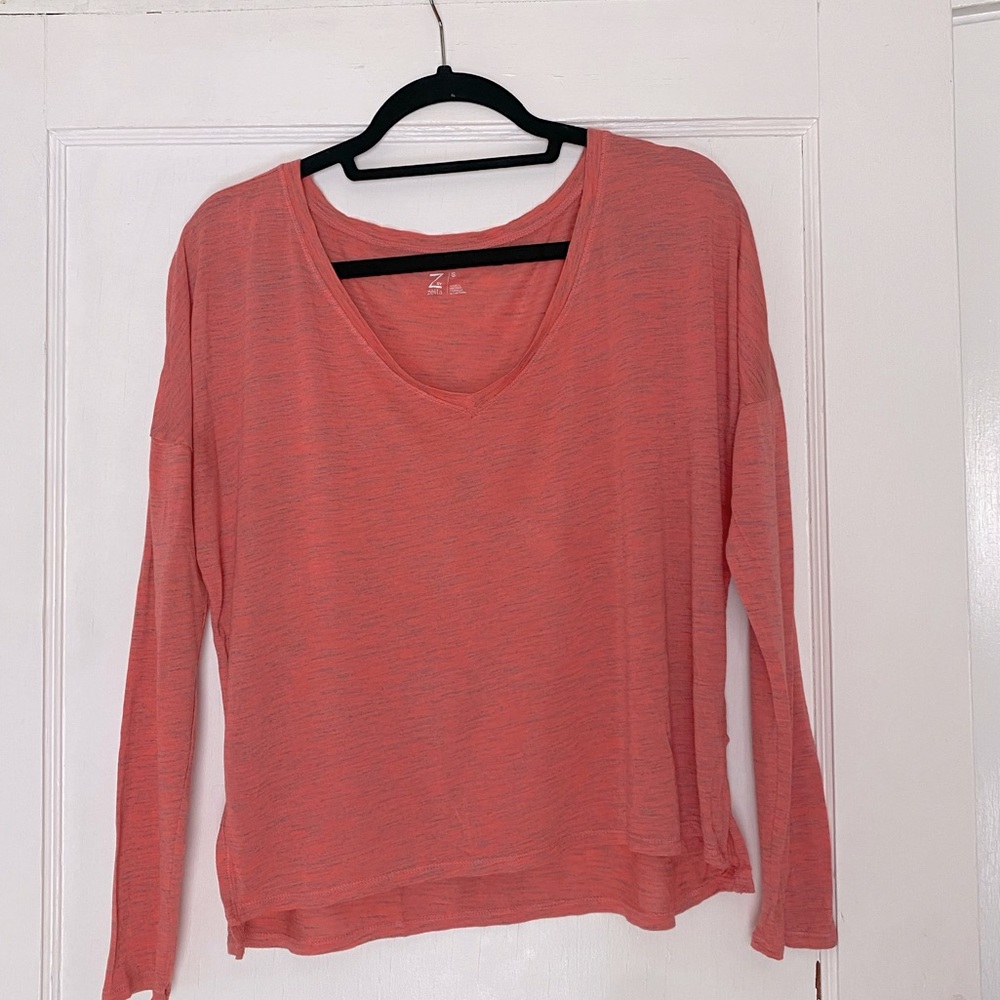 Zella loose v-neck activewear top